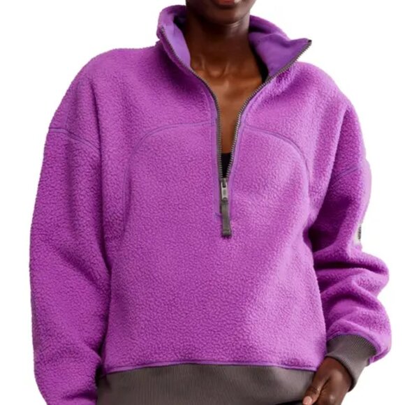 NEW FREE PEOPLE MOVEMENT Hit The Slopes Quarter Zip Pullover for women 825 6m3 - Picture 6 of 8